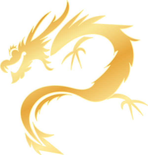 element chinese dragon hand drawn zodiac year 2024 illustration